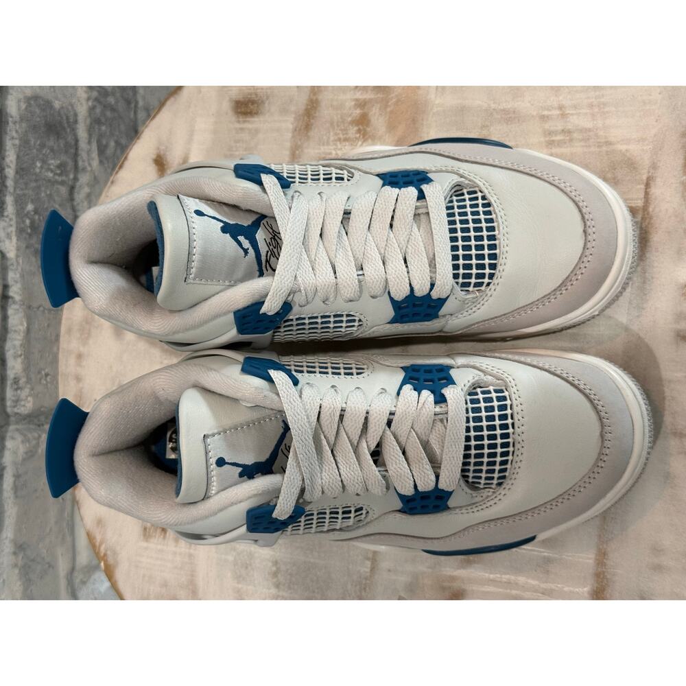 Jordan 4 Military Blue Size 3.5 FV5029-141 VNDS - Picture 2 of 9